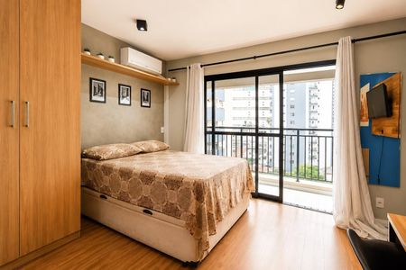 Dormitório de apartamento para alugar com 1 quarto, 25m² em Bela Vista, São Paulo