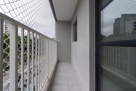 Varanda Studio de kitnet/studio para alugar com 1 quarto, 31m² em Santo Amaro, São Paulo