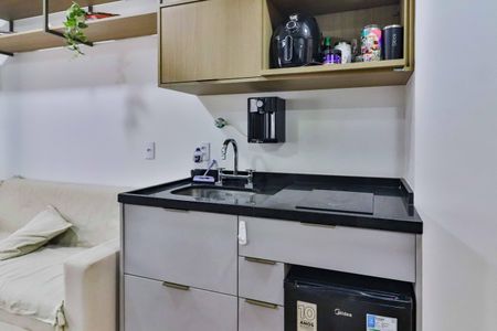 Studio à venda com 26m², 1 quarto e sem vaga Studio à venda com 26m², 1 quarto e sem vagaStudio - Quarto e Cozinha