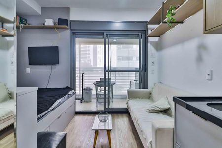 Studio à venda com 26m², 1 quarto e sem vaga Studio à venda com 26m², 1 quarto e sem vagaStudio - Quarto e Cozinha