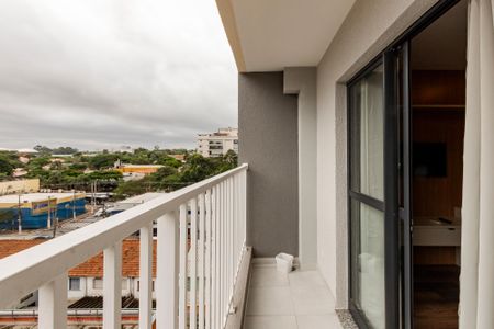 Studio à venda com 25m², 1 quarto e sem vagaVaranda
