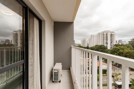 Studio à venda com 25m², 1 quarto e sem vagaVaranda