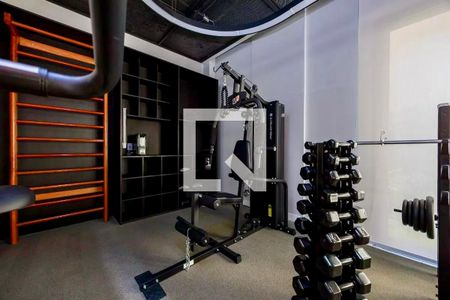 Studio para alugar com 25m², 0 quarto e sem vaga Studio para alugar com 25m², 0 quarto e sem vagaAcademia