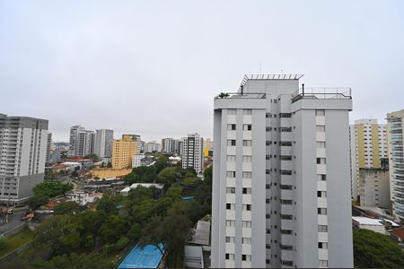 Vista da varanda da da sala de apartamento para alugar com 1 quarto, 28m² em Chácara Inglesa, São Paulo