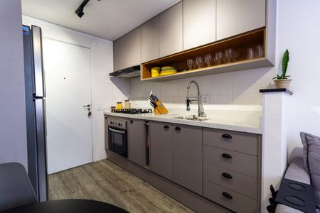 Apartamento à venda com 27m², 1 quarto e sem vaga Apartamento à venda com 27m², 1 quarto e sem vagaCozinha e Área de Serviço