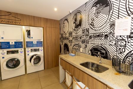 Apartamento à venda com 27m², 1 quarto e sem vaga Apartamento à venda com 27m², 1 quarto e sem vagaÁrea comum - Lavanderia