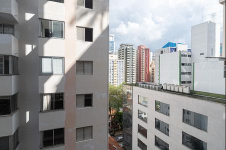 Apartamento para alugar com 33m², 1 quarto e sem vaga Apartamento para alugar com 33m², 1 quarto e sem vagaVista da Varanda da Sala