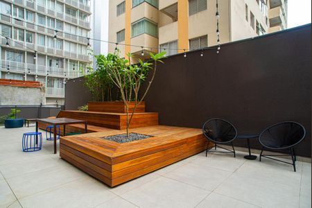 Apartamento para alugar com 33m², 1 quarto e sem vaga Apartamento para alugar com 33m², 1 quarto e sem vagaÁrea comumÁrea comum - Espaço de Convivência