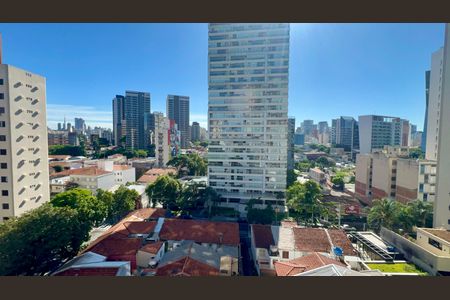Vista da Sacada de kitnet/studio à venda com 1 quarto, 24m² em Pinheiros, São Paulo