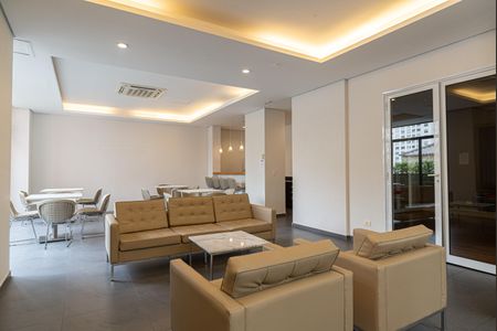 Apartamento para alugar com 38m², 1 quarto e 1 vaga Apartamento para alugar com 38m², 1 quarto e 1 vagaÁrea comum - Salão de festas