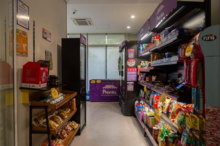 Apartamento para alugar com 38m², 1 quarto e 1 vaga Apartamento para alugar com 38m², 1 quarto e 1 vagaÁrea comum - Mercadinho