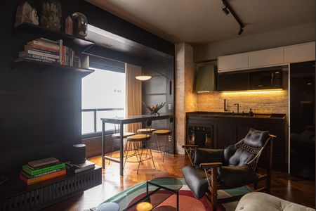 Apartamento para alugar com 38m², 1 quarto e 1 vaga Apartamento para alugar com 38m², 1 quarto e 1 vagaSala