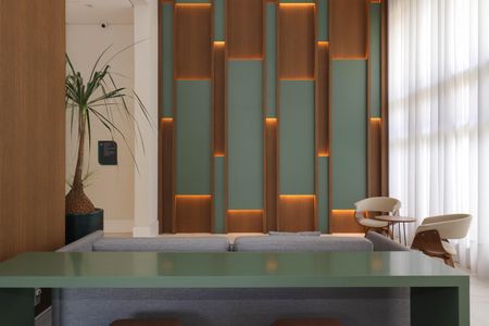 Studio à venda com 24m², 1 quarto e sem vaga Studio à venda com 24m², 1 quarto e sem vagaHall social