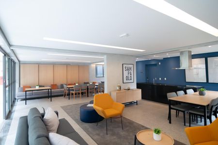 Apartamento à venda com 33m², 1 quarto e sem vaga Apartamento à venda com 33m², 1 quarto e sem vagaÁrea comum - Salão de festas