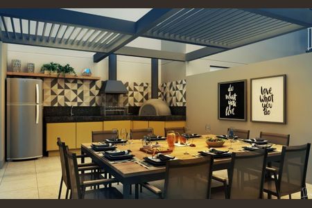 Apartamento para alugar com 54m², 2 quartos e 1 vagaÁrea gourmet