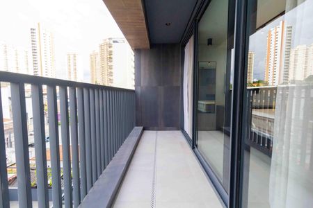 Studio para alugar com 32m², 1 quarto e sem vagaVaranda