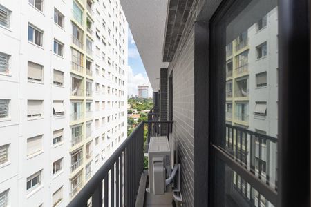 Studio à venda com 27m², 1 quarto e sem vagaVaranda