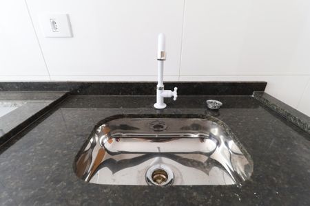 Apartamento à venda com 27m², 1 quarto e sem vagaCozinha e Área de serviço