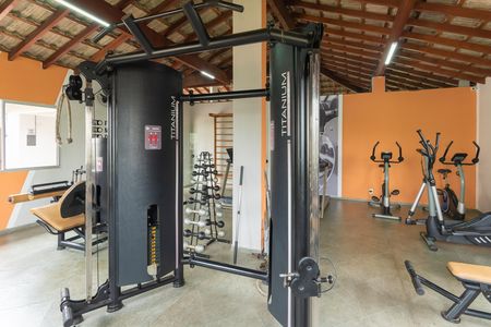 Apartamento para alugar com 60m², 3 quartos e 2 vagas Apartamento para alugar com 60m², 3 quartos e 2 vagasÁrea comum - Academia