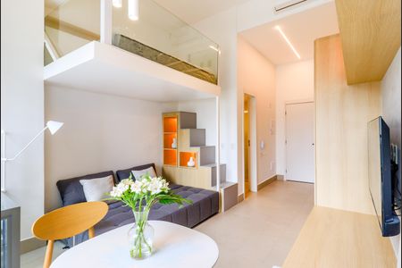 Studio para alugar com 29m², 1 quarto e sem vagaSala/Quarto