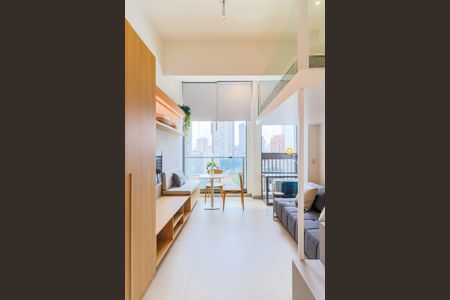 Studio para alugar com 29m², 1 quarto e sem vagaSala/Quarto