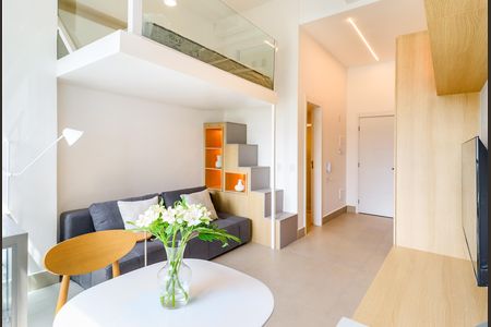 Studio para alugar com 29m², 1 quarto e sem vagaSala/Quarto