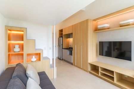 Studio para alugar com 29m², 1 quarto e sem vagaSala/Quarto