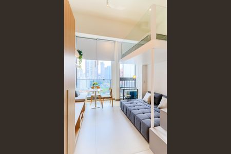 Studio para alugar com 29m², 1 quarto e sem vagaSala/Quarto