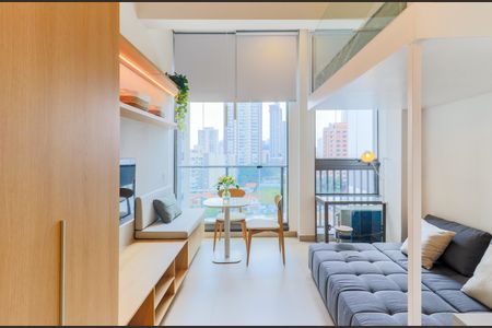 Studio para alugar com 29m², 1 quarto e sem vagaSala/Quarto