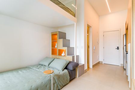 Studio para alugar com 29m², 1 quarto e sem vagaSala/Quarto