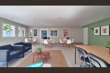 Apartamento para alugar com 29m², 1 quarto e sem vagaÁrea comum - Salão de festas