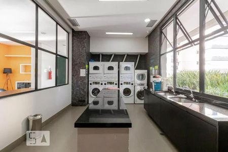Studio para alugar com 35m², 1 quarto e 1 vagaLavanderia