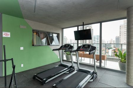 Studio para alugar com 24m², 1 quarto e sem vaga Studio para alugar com 24m², 1 quarto e sem vagaÁrea Comum - Academia