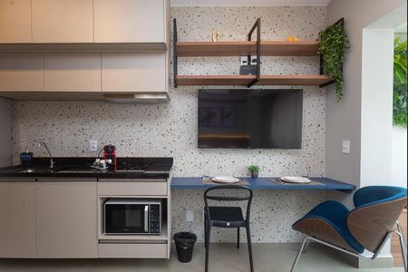 Studio para alugar com 24m², 1 quarto e sem vaga Studio para alugar com 24m², 1 quarto e sem vagaCozinha