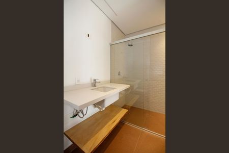 Studio para alugar com 45m², 1 quarto e sem vaga Studio para alugar com 45m², 1 quarto e sem vagaBanheiro da Suíte