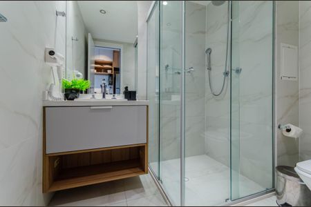 Studio para alugar com 20m², 1 quarto e sem vaga Studio para alugar com 20m², 1 quarto e sem vagaBanheiro