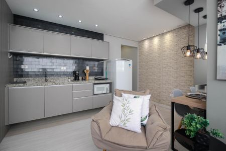 Studio à venda com 30m², 1 quarto e sem vagaCozinha