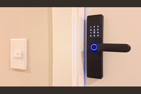 Apartamento para alugar com 35m², 2 quartos e sem vaga Apartamento para alugar com 35m², 2 quartos e sem vagaFechadura eletrônica