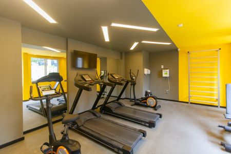 Apartamento para alugar com 38m², 2 quartos e sem vaga Apartamento para alugar com 38m², 2 quartos e sem vagaÁrea comum - Academia