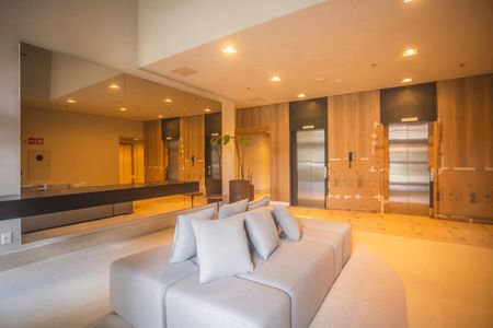 Apartamento à venda com 22m², 1 quarto e sem vaga Apartamento à venda com 22m², 1 quarto e sem vagaHall social