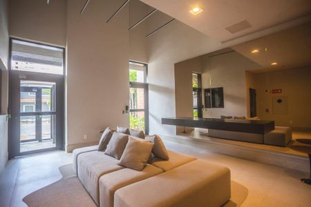 Apartamento à venda com 22m², 1 quarto e sem vaga Apartamento à venda com 22m², 1 quarto e sem vagaHall social