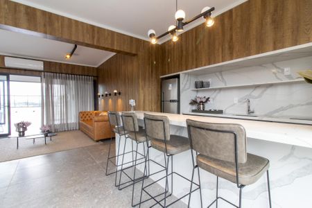 Apartamento para alugar com 42m², 1 quarto e 1 vaga Apartamento para alugar com 42m², 1 quarto e 1 vagaÁrea comum - Salão de festas