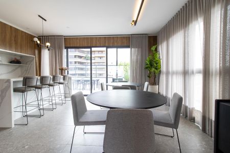 Apartamento para alugar com 42m², 1 quarto e 1 vaga Apartamento para alugar com 42m², 1 quarto e 1 vagaÁrea comum - Salão de festas