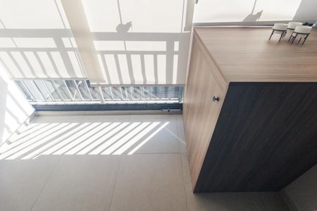 Studio à venda com 27m², 1 quarto e sem vagaVaranda