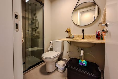 Apartamento à venda com 69m², 2 quartos e 1 vagaBanheiro Social