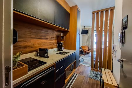 Studio à venda com 25m², 1 quarto e sem vagaCozinha
