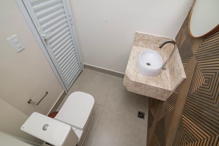 Casa de condomínio para alugar com 160m², 3 quartos e 4 vagasBanheiro Área Externa (Churrasqueira)