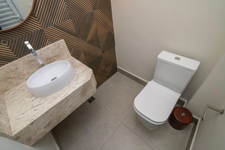 Casa de condomínio para alugar com 160m², 3 quartos e 4 vagasBanheiro Área Externa (Churrasqueira)