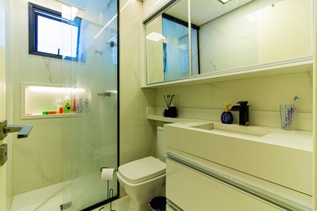 Apartamento à venda com 154m², 3 quartos e 3 vagasBanheiro da Suíte 3