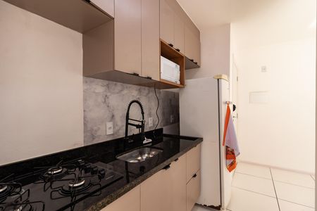 Cozinha de apartamento para alugar com 2 quartos, 45m² em Várzea da Barra Funda, São Paulo